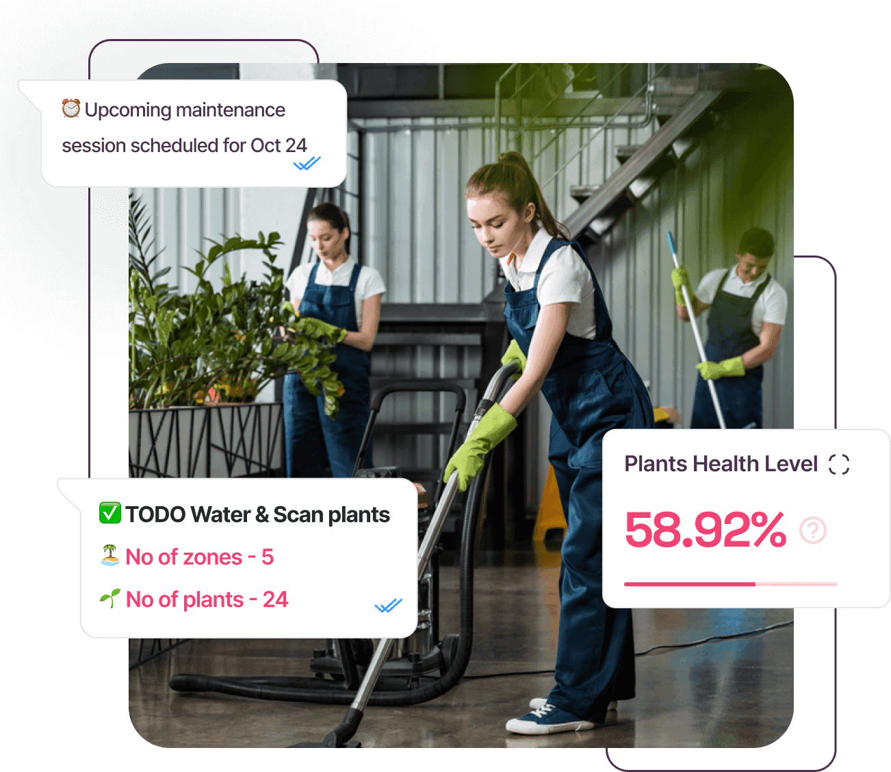 Looking to green up your spaces? We offer custom solutions with in person maintenance sessions to help you manage your greens at unbeatable prices.
