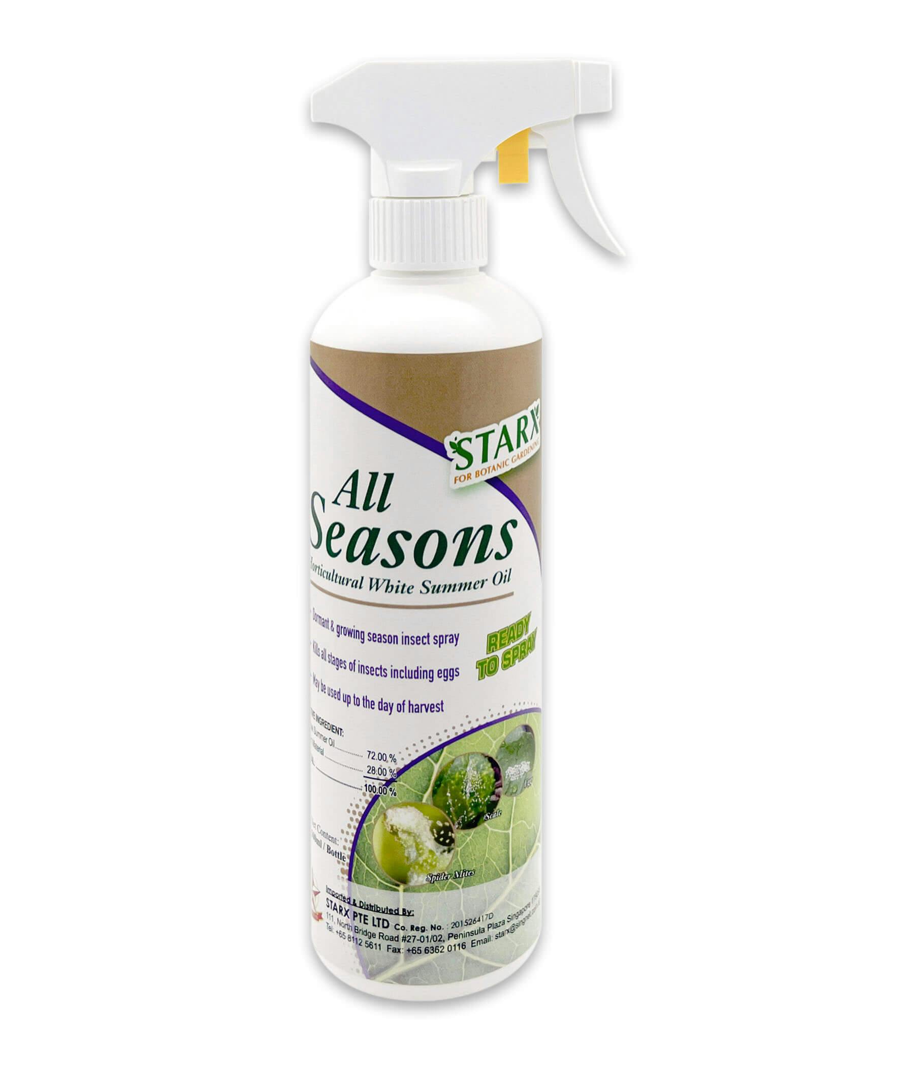 ALL SEASONS HORTICULTURAL WHITE SUMMER OIL RTS